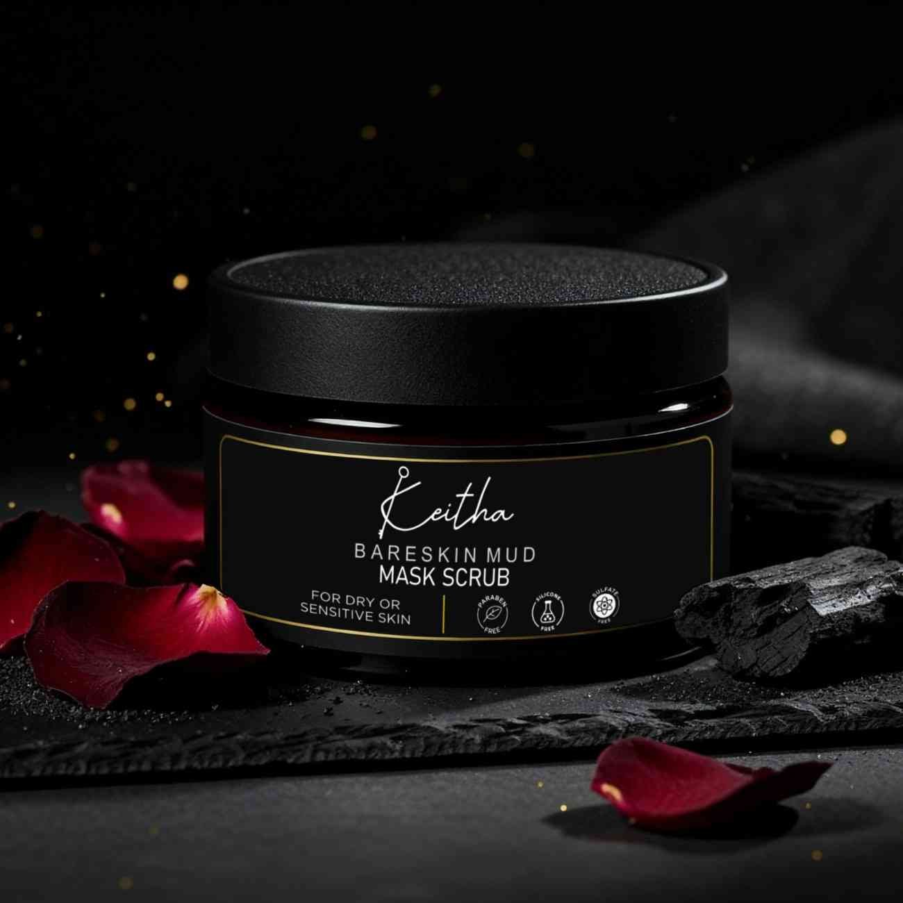 bareskin mud mask scrub