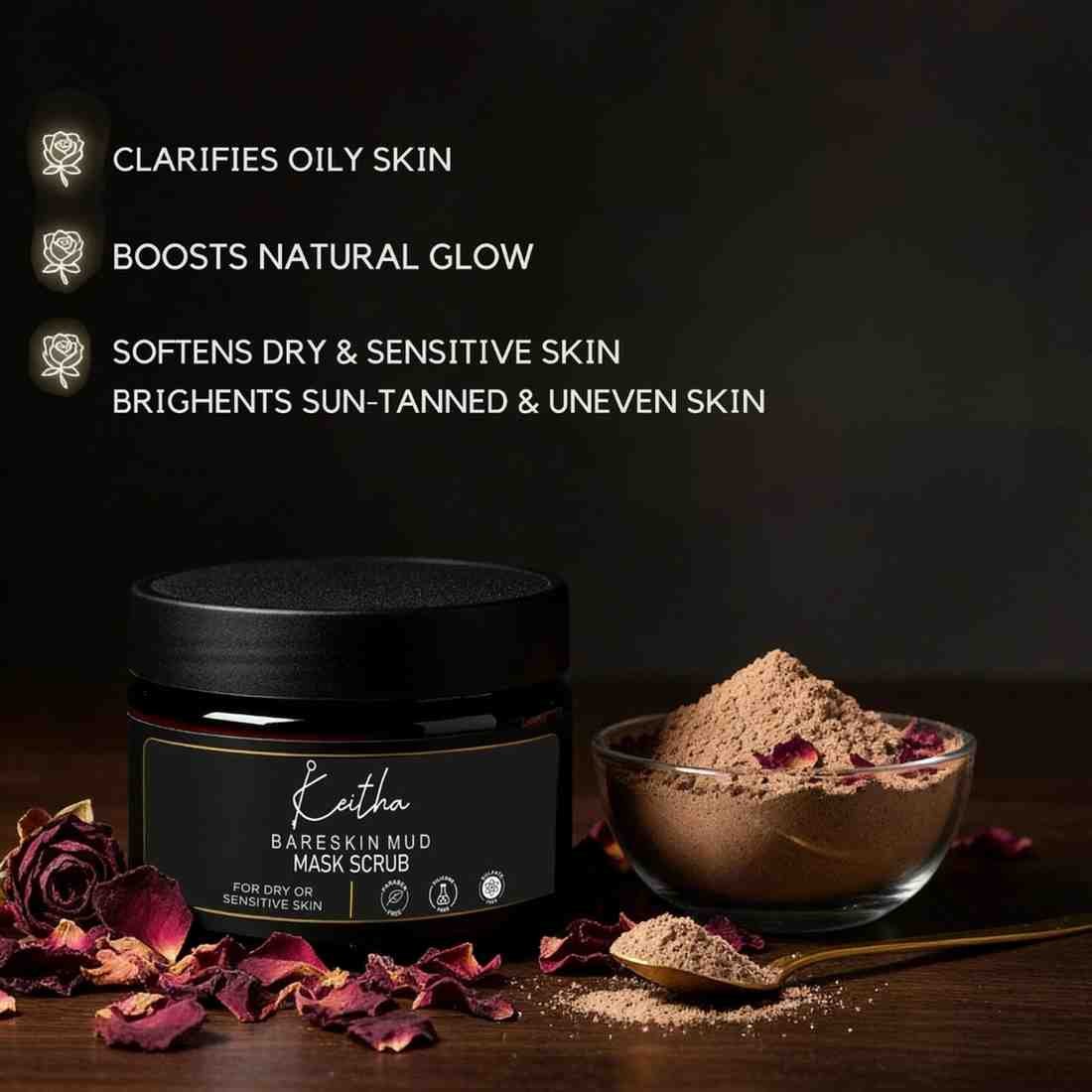 bareskin mud mask scrub