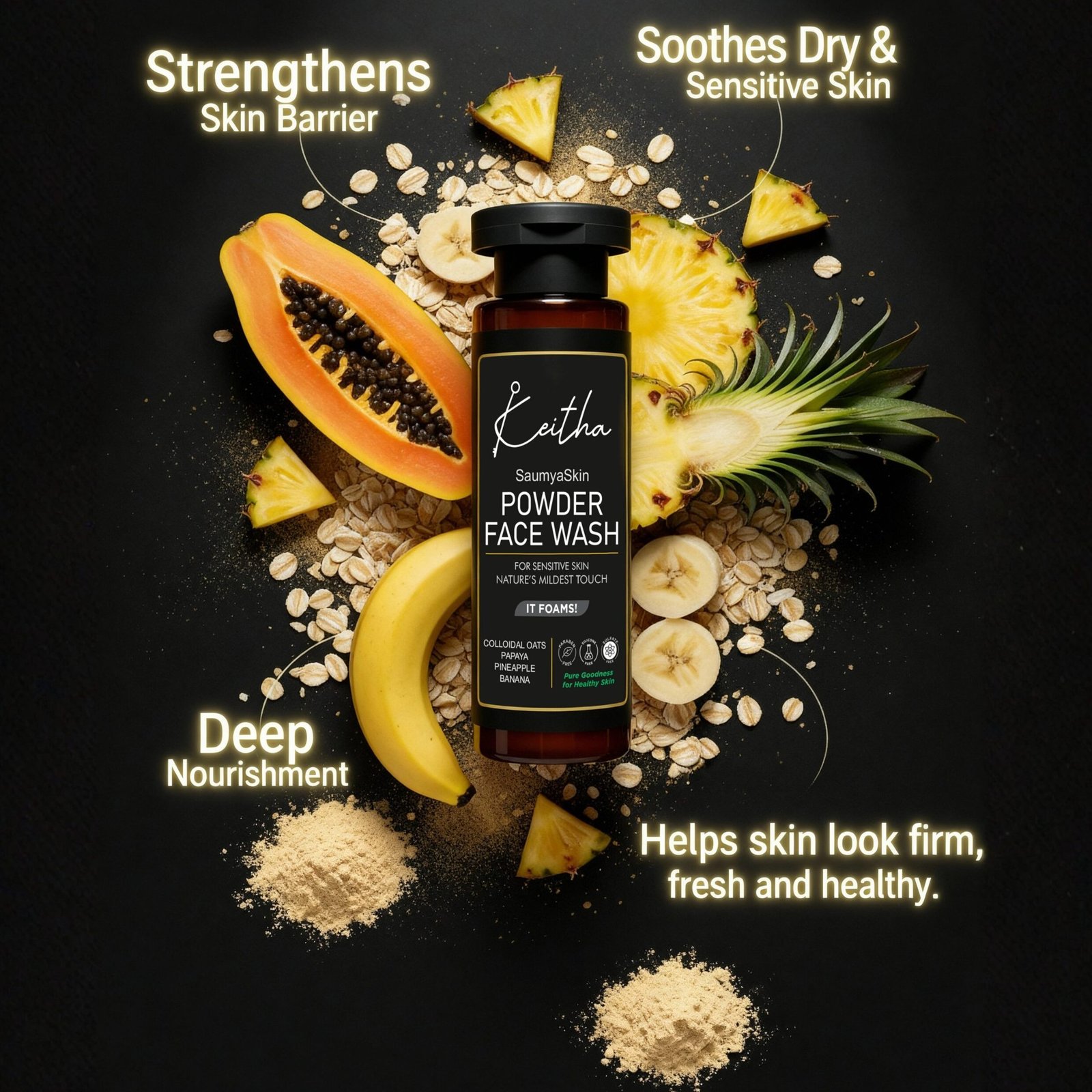 saumyaskin powder face wash