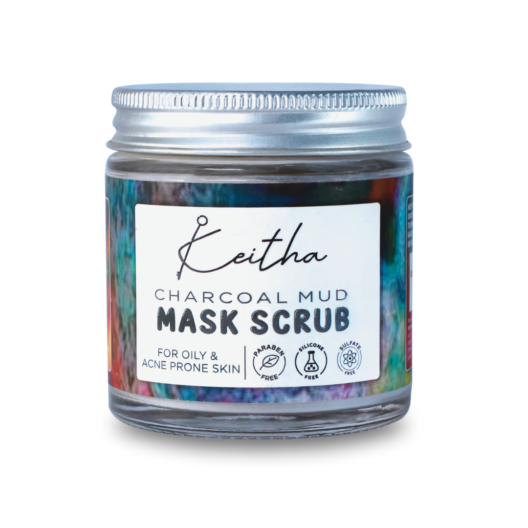 keitha charcoal mud mask and scrub for unisex 1