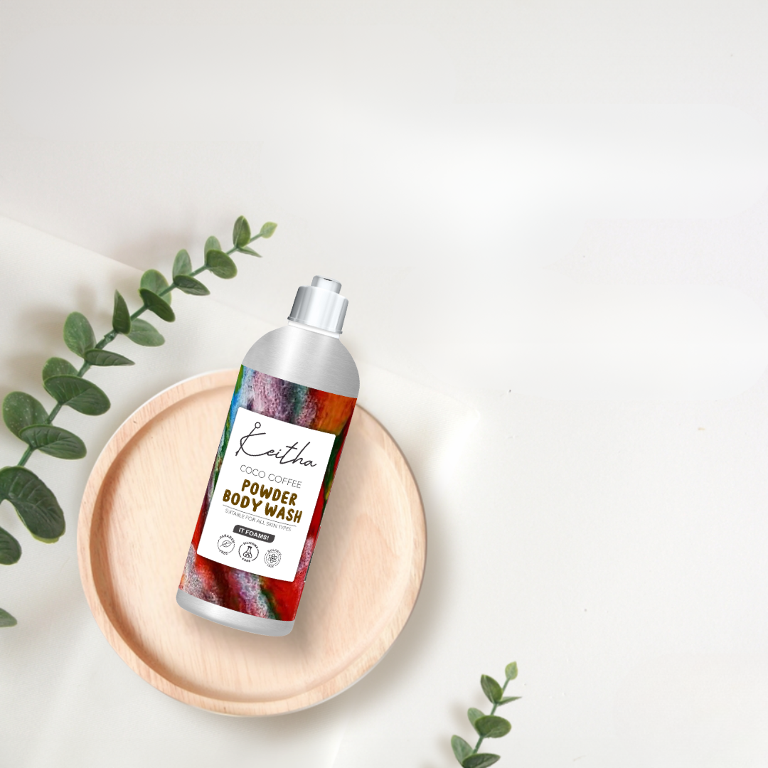 keitha coco coffee powder body wash for unisex with aloe vera | for glowing, energized skin | exfoliates, removes tan & tightens pores | unisex | for all skin types | 100 g keitha coco coffee powder body wash for unisex with aloe vera | for glowing, energized skin | exfoliates, removes tan & tightens pores | unisex | for all skin types | 100 g